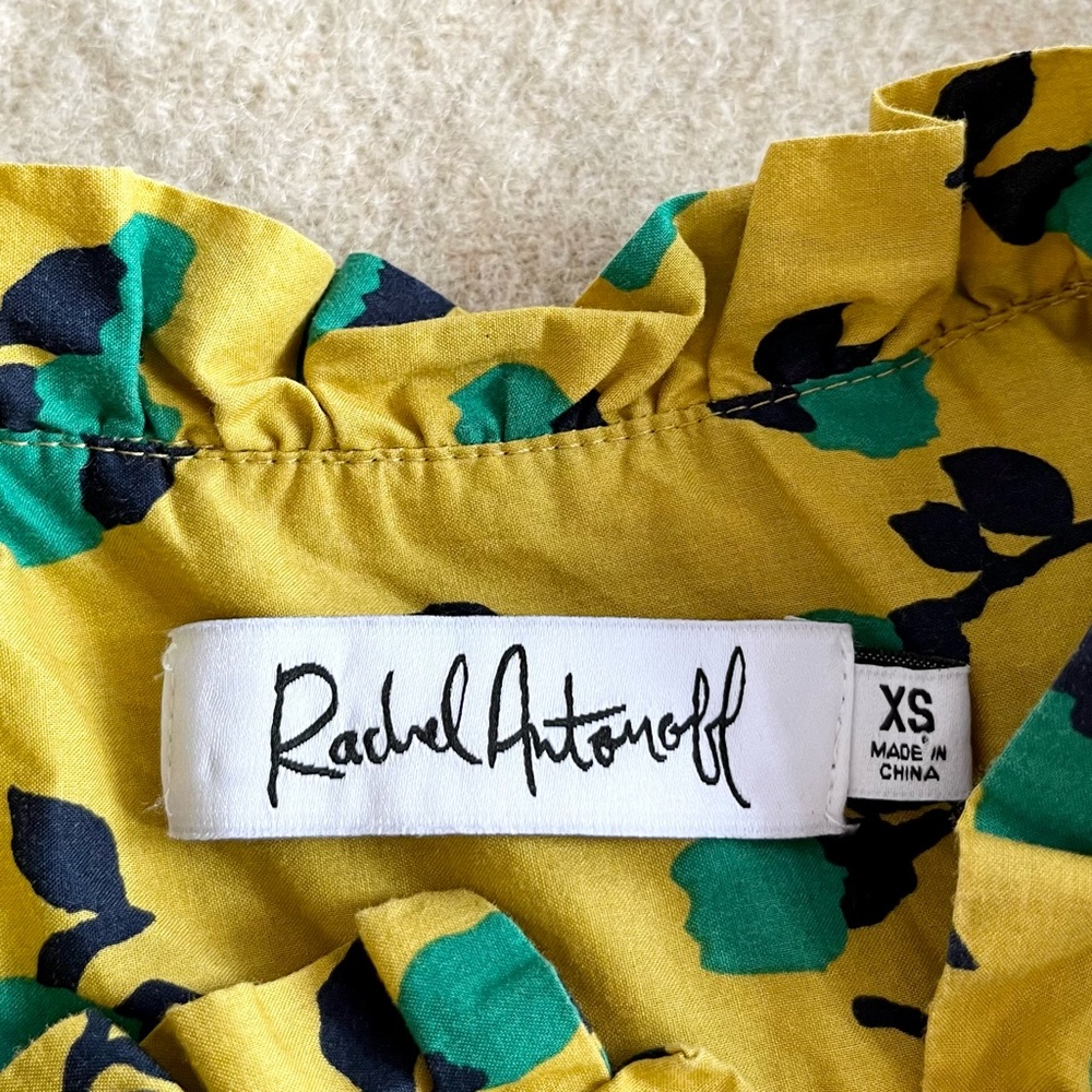 Rachel antonoff drew dress in mustard tulip - Picture 13 of 14
